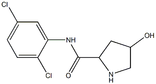 N-(2,5-dichlorophenyl)-4-hydroxypyrrolidine-2-carboxamide Struktur