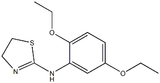 N-(2,5-diethoxyphenyl)-4,5-dihydro-1,3-thiazol-2-amine Struktur