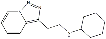 N-(2-{[1,2,4]triazolo[3,4-a]pyridin-3-yl}ethyl)cyclohexanamine Struktur