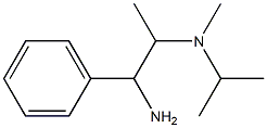 N-(2-amino-1-methyl-2-phenylethyl)-N-isopropyl-N-methylamine Struktur