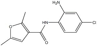 N-(2-amino-4-chlorophenyl)-2,5-dimethyl-3-furamide Struktur