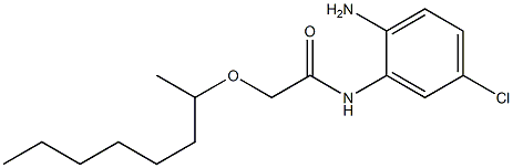 N-(2-amino-5-chlorophenyl)-2-(octan-2-yloxy)acetamide Struktur