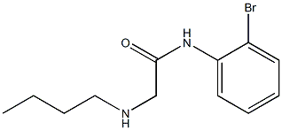 N-(2-bromophenyl)-2-(butylamino)acetamide Struktur