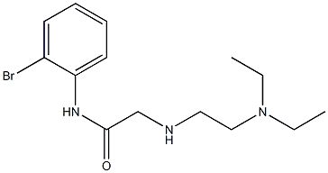 N-(2-bromophenyl)-2-{[2-(diethylamino)ethyl]amino}acetamide Struktur