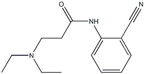 N-(2-cyanophenyl)-3-(diethylamino)propanamide Struktur