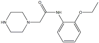 N-(2-ethoxyphenyl)-2-(piperazin-1-yl)acetamide Struktur