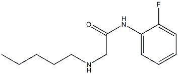 N-(2-fluorophenyl)-2-(pentylamino)acetamide Struktur