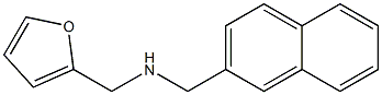 N-(2-furylmethyl)-N-(2-naphthylmethyl)amine Struktur