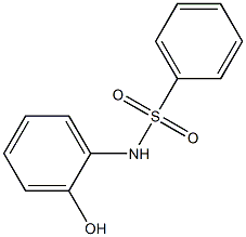 N-(2-hydroxyphenyl)benzenesulfonamide Struktur