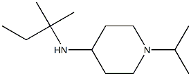 N-(2-methylbutan-2-yl)-1-(propan-2-yl)piperidin-4-amine Struktur