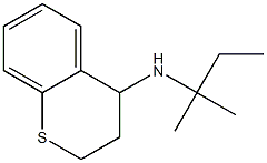 N-(2-methylbutan-2-yl)-3,4-dihydro-2H-1-benzothiopyran-4-amine Struktur