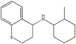 N-(2-methylcyclohexyl)-3,4-dihydro-2H-1-benzothiopyran-4-amine Struktur