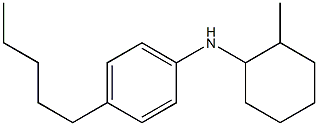 N-(2-methylcyclohexyl)-4-pentylaniline Struktur