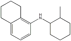 N-(2-methylcyclohexyl)-5,6,7,8-tetrahydronaphthalen-1-amine Struktur