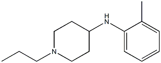 N-(2-methylphenyl)-1-propylpiperidin-4-amine Struktur