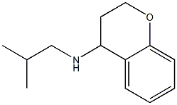 N-(2-methylpropyl)-3,4-dihydro-2H-1-benzopyran-4-amine Struktur