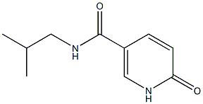 N-(2-methylpropyl)-6-oxo-1,6-dihydropyridine-3-carboxamide Struktur