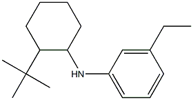 N-(2-tert-butylcyclohexyl)-3-ethylaniline Struktur