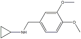 N-(3,4-dimethoxybenzyl)cyclopropanamine Struktur