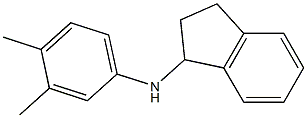 N-(3,4-dimethylphenyl)-2,3-dihydro-1H-inden-1-amine Struktur