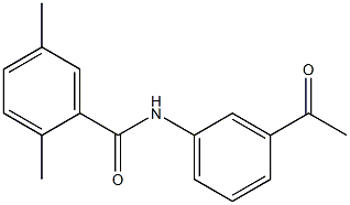 N-(3-acetylphenyl)-2,5-dimethylbenzamide Struktur