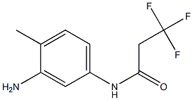 N-(3-amino-4-methylphenyl)-3,3,3-trifluoropropanamide Struktur