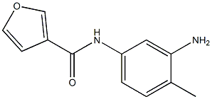 N-(3-amino-4-methylphenyl)-3-furamide Struktur