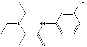 N-(3-aminophenyl)-2-(diethylamino)propanamide Struktur