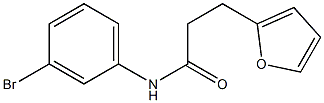 N-(3-bromophenyl)-3-(furan-2-yl)propanamide Struktur