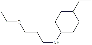 N-(3-ethoxypropyl)-4-ethylcyclohexan-1-amine Struktur