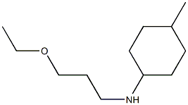 N-(3-ethoxypropyl)-4-methylcyclohexan-1-amine Struktur