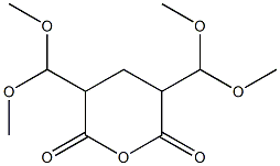 2,4-Bis(dimethoxymethyl)glutaric anhydride Struktur