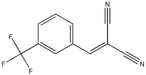 3-Trifluoromethylbenzylidenemalononitrile Struktur