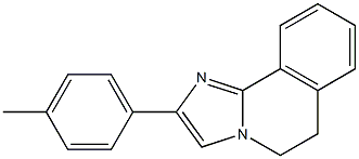 5,6-Dihydro-2-p-tolylimidazo[2,1-a]isoquinoline Struktur