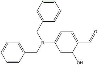 2-Hydroxy-4-(dibenzylamino)benzaldehyde Struktur