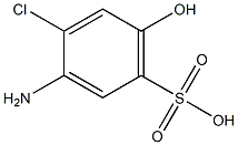 3-Amino-4-chloro-6-hydroxybenzenesulfonic acid Struktur