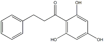 1-(2,4,6-Trihydroxyphenyl)-3-phenyl-1-propanone Struktur