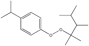 4-Isopropylphenyl 1,1,2,3-tetramethylbutyl peroxide Struktur