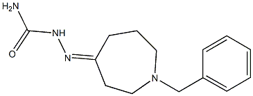 1-Benzylhexahydro-4H-azepin-4-one semicarbazone Struktur