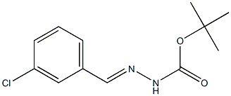 3-Chlorobenzaldehyde tert-butyloxycarbonyl hydrazone Struktur