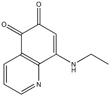 8-[Ethylamino]quinoline-5,6-dione Struktur