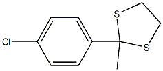 4'-Chloroacetophenone ethane-1,2-diyl dithioacetal Struktur