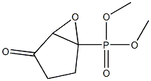 (4-Oxo-6-oxabicyclo[3.1.0]hexan-1-yl)phosphonic acid dimethyl ester Struktur