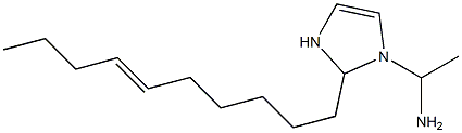 1-(1-Aminoethyl)-2-(6-decenyl)-4-imidazoline Struktur