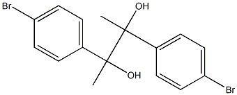 2,3-Bis(4-bromophenyl)-2,3-butanediol Struktur