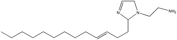 1-(2-Aminoethyl)-2-(3-tridecenyl)-3-imidazoline Struktur