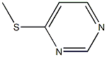 Methyl 4-pyrimidinyl sulfide Struktur