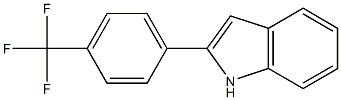 2-(4-trifluoromethylphenyl)indole Struktur