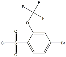 2-(trifluoromethoxy)-4-bromobenzenesulfonyl chloride Struktur