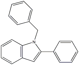 1-benzyl-2-phenylindole Struktur